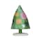 Hello Honey® 6.25" Multicolor Dots Glitter Christmas Tree Figurine